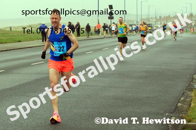 Senior mens 12 Stage 2023 Northern Mens 12 stage and Womens 6 Stage Relays and Young Athletes, Redcar. Photo: David T. Hewitson/Sports for All Pics